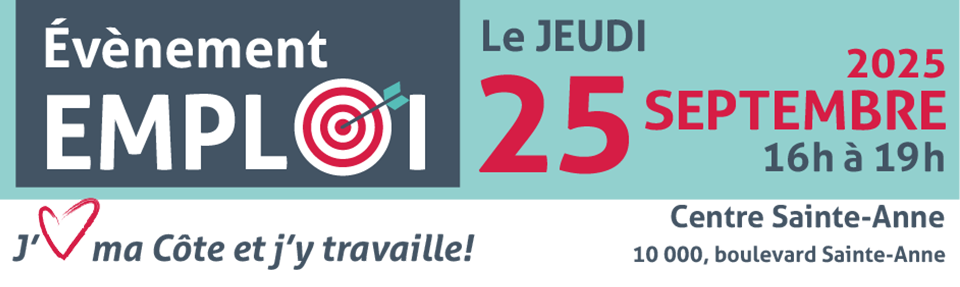 Événement Emploi Côte-de-Beaupré