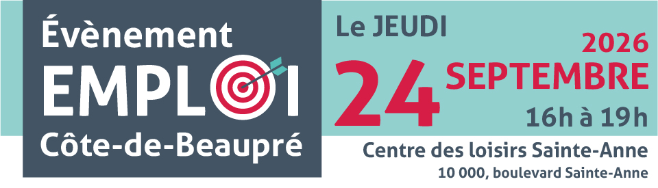 Événement Emploi Côte-de-Beaupré